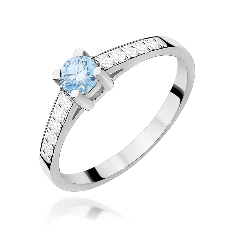 Inel Aur 9K cu Diamante de Laborator 0.45 ct, imaginea 5 din 8