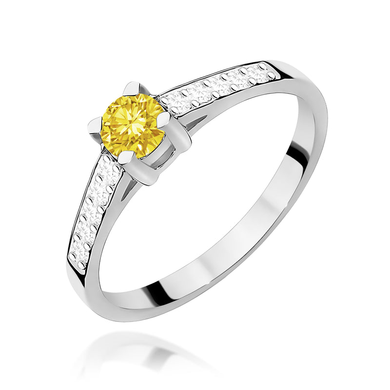 Inel Aur 9K cu Diamante de Laborator 0.45 ct, imaginea 5 din 8