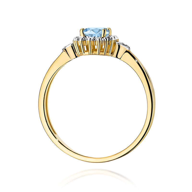 Inel Aur 14K cu Diamante de Laborator 0.60 ct, imaginea 3 din 12