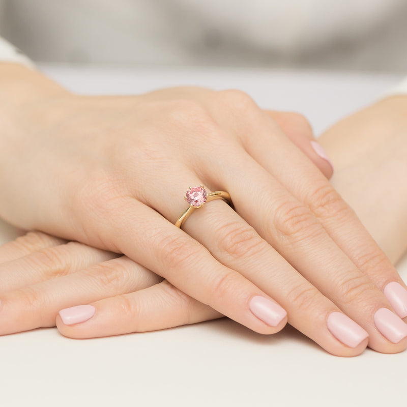 Inel Aur 14K cu Diamant de Laborator 1.00 ct, imaginea 4 din 12