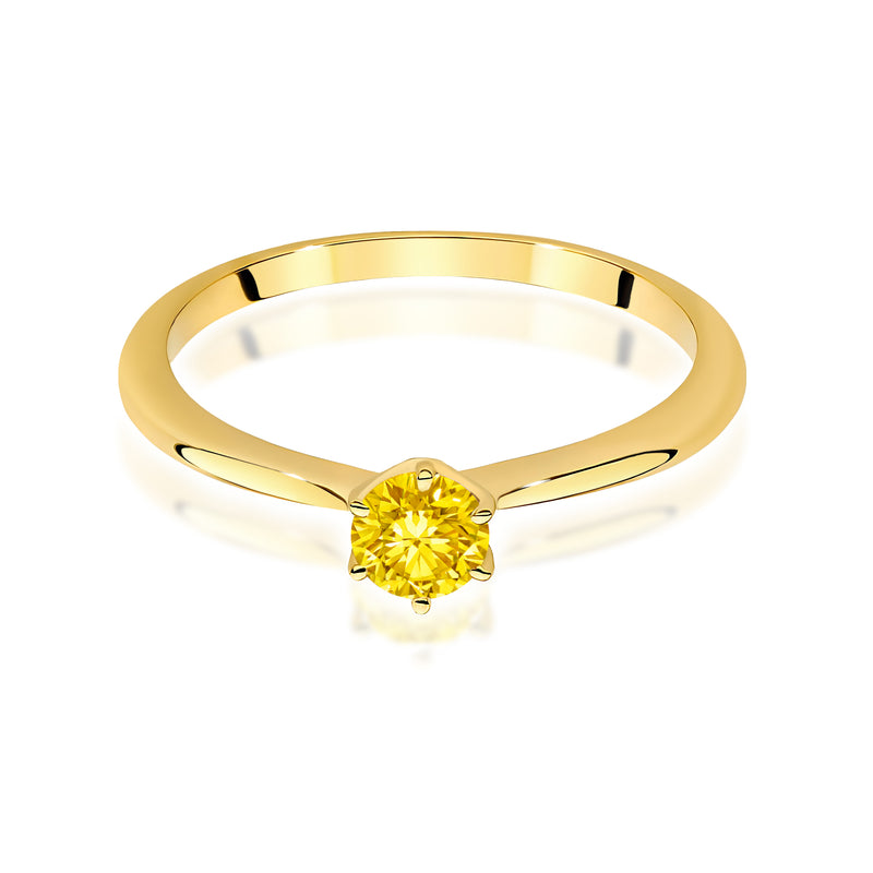 Inel Aur 14K cu Diamant de Laborator 0.50 ct, imaginea 2 din 12