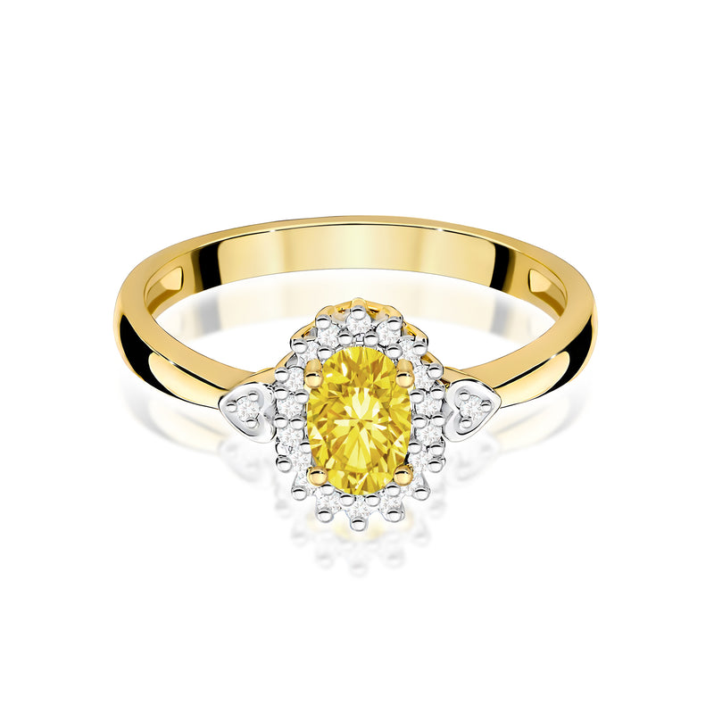 Inel Aur 9K cu Diamante de Laborator 0.70 ct, imaginea 2 din 8