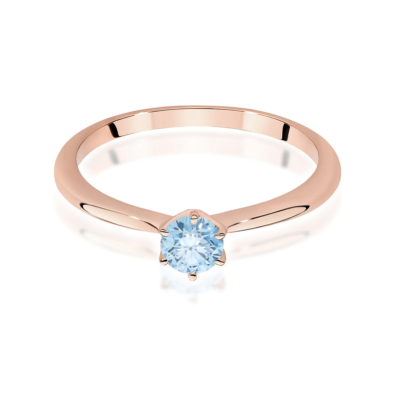Inel Aur 9K cu Diamant de Laborator 0.50 ct, imaginea 6 din 12