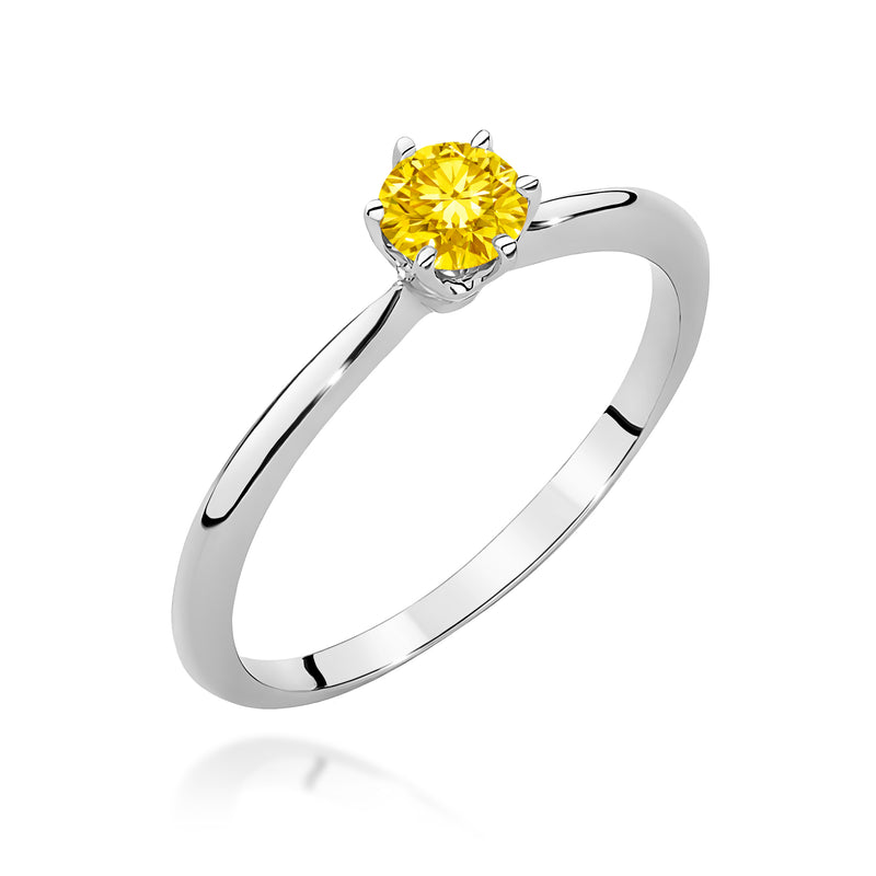 Inel Aur 9K cu Diamant de Laborator 0.50 ct, imaginea 5 din 8