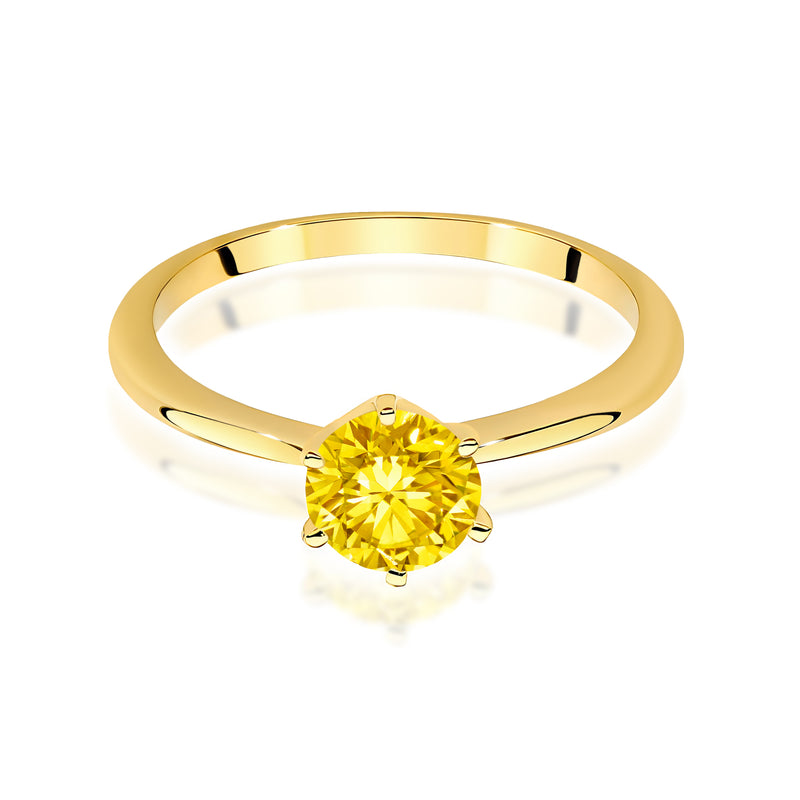 Inel Aur 9K cu Diamant de Laborator 1.00 ct, imaginea 2 din 8