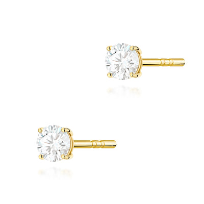 Cercei Aur 14K cu Diamant de Laborator 0.15 ct