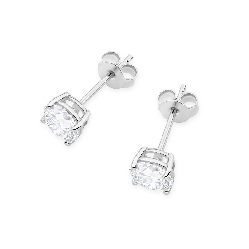 Cercei Aur 14K cu Diamant de Laborator 1.00 ct, imaginea 8 din 9
