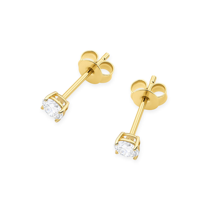Cercei Aur 14K cu Diamant Natural 0.30 ct, imaginea 2 din 9