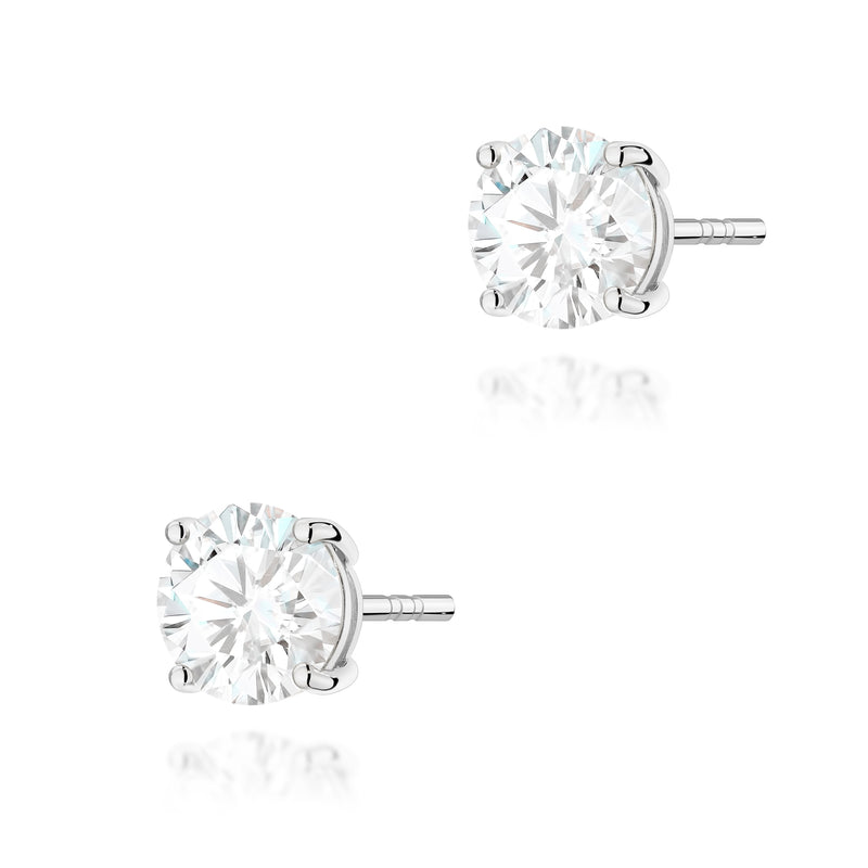 Cercei Aur 14K cu Diamant Natural 1.50 ct, imaginea 7 din 9