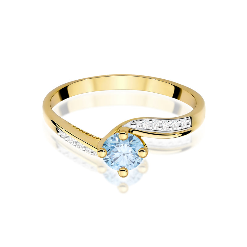 Inel Aur 14K cu Diamante de Laborator 0.55 ct, imaginea 2 din 12
