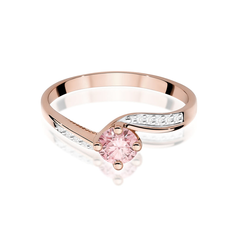 Inel Aur 14K cu Diamante de Laborator 0.55 ct, imaginea 6 din 12