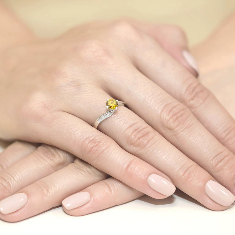 Inel Aur 14K cu Diamante de Laborator 0.55 ct, imaginea 12 din 12