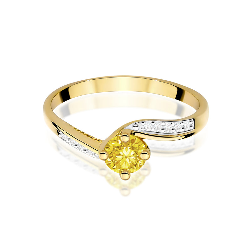 Inel Aur 14K cu Diamante de Laborator 0.55 ct, imaginea 2 din 12