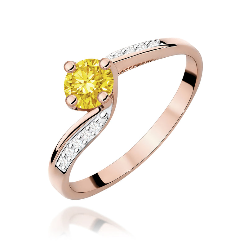 Inel Aur 14K cu Diamante de Laborator 0.55 ct, imaginea 5 din 12