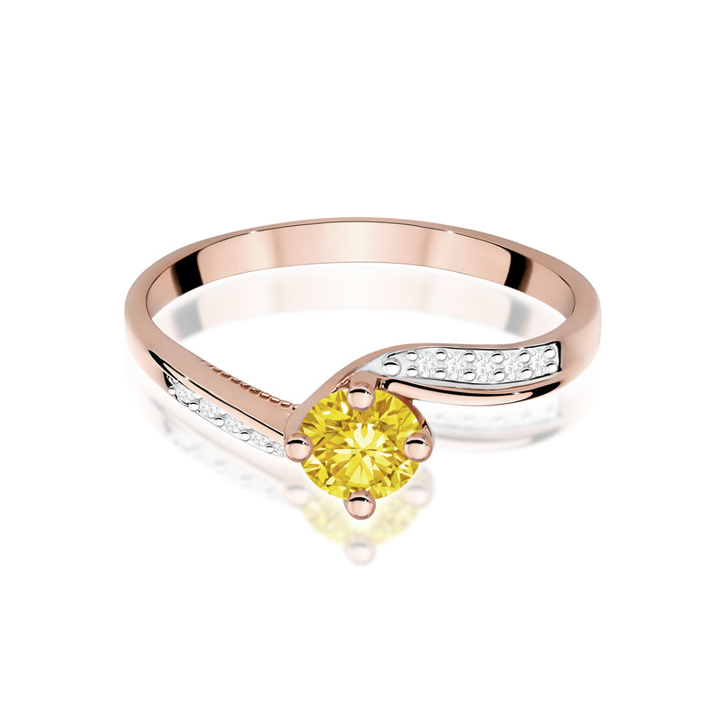 Inel Aur 14K cu Diamante de Laborator 0.55 ct, imaginea 6 din 12