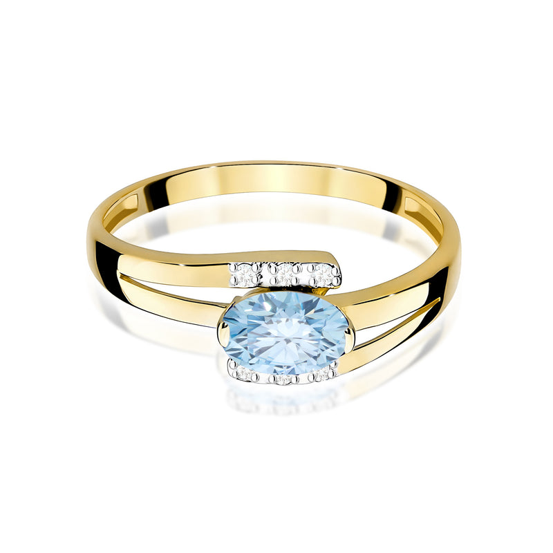 Inel Aur 14K cu Diamante de Laborator 0.55 ct, imaginea 2 din 12