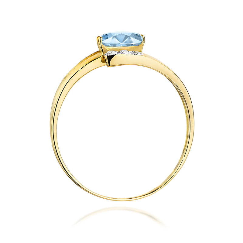 Inel Aur 14K cu Diamante de Laborator 0.55 ct, imaginea 3 din 12