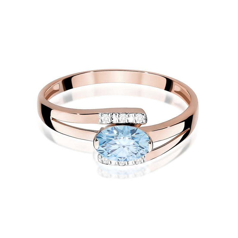 Inel Aur 14K cu Diamante de Laborator 0.55 ct, imaginea 6 din 12