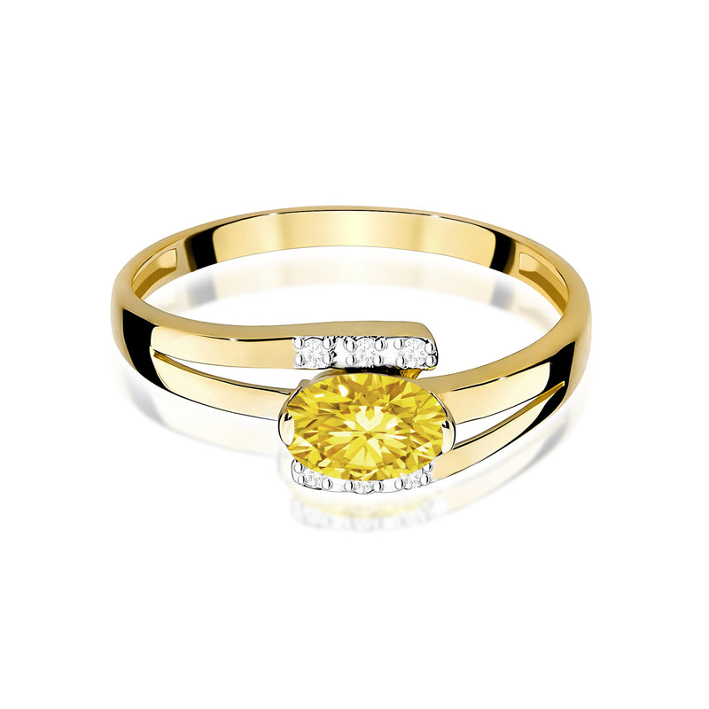 Inel Aur 14K cu Diamante de Laborator 0.55 ct, imaginea 2 din 12