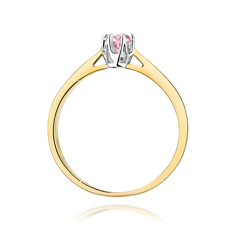 Inel Aur 14K cu Diamant de Laborator 0.12 ct, imaginea 3 din 12