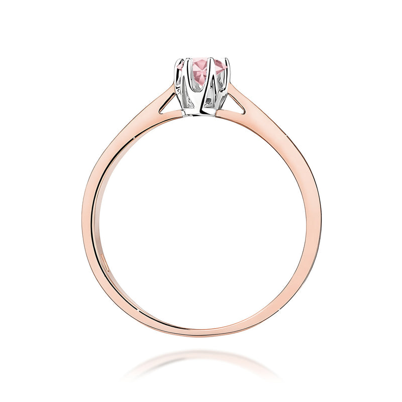 Inel Aur 14K cu Diamant de Laborator 0.12 ct, imaginea 7 din 12