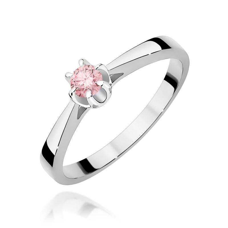 Inel Aur 14K cu Diamant de Laborator 0.12 ct, imaginea 9 din 12
