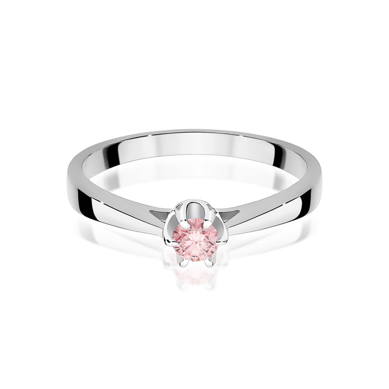 Inel Aur 14K cu Diamant de Laborator 0.12 ct, imaginea 10 din 12