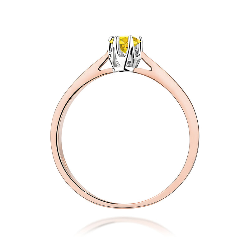 Inel Aur 14K cu Diamant de Laborator 0.12 ct, imaginea 7 din 12