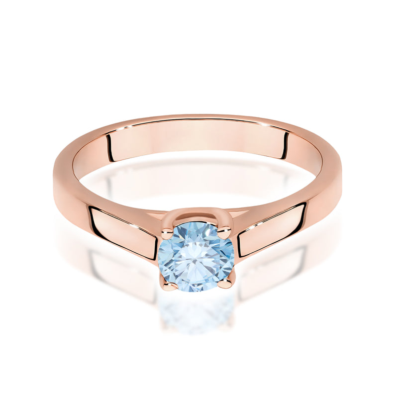 Inel Aur 14K cu Diamant de Laborator 0.50 ct, imaginea 6 din 12