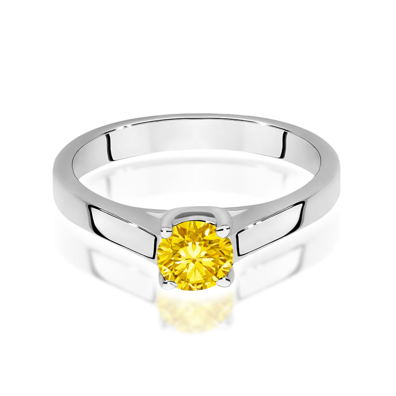 Inel Aur 14K cu Diamant de Laborator 0.50 ct, imaginea 10 din 12