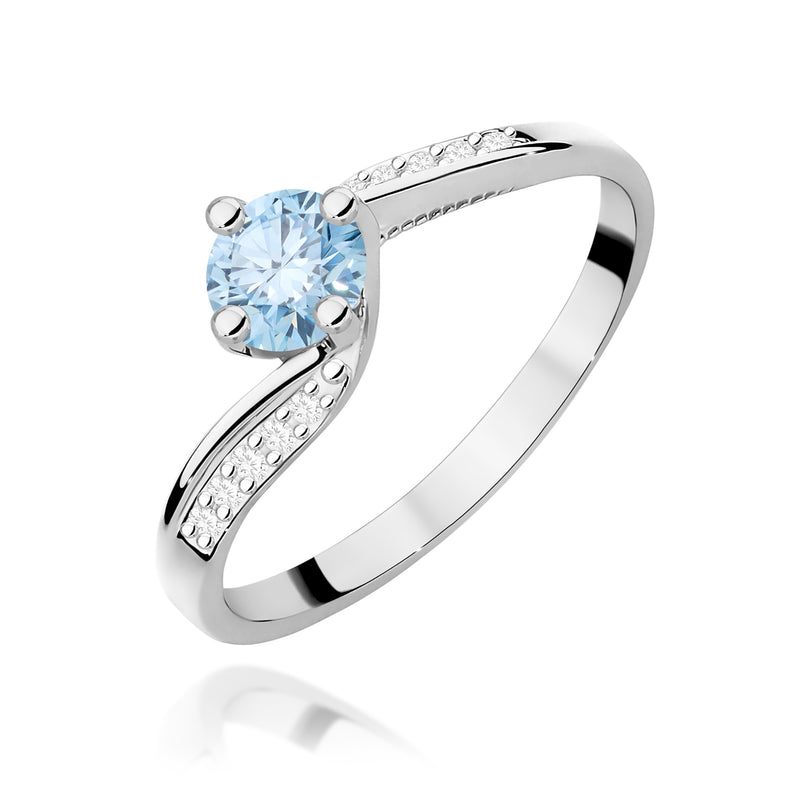 Inel Aur 9K cu Diamante de Laborator 0.55 ct, imaginea 5 din 8
