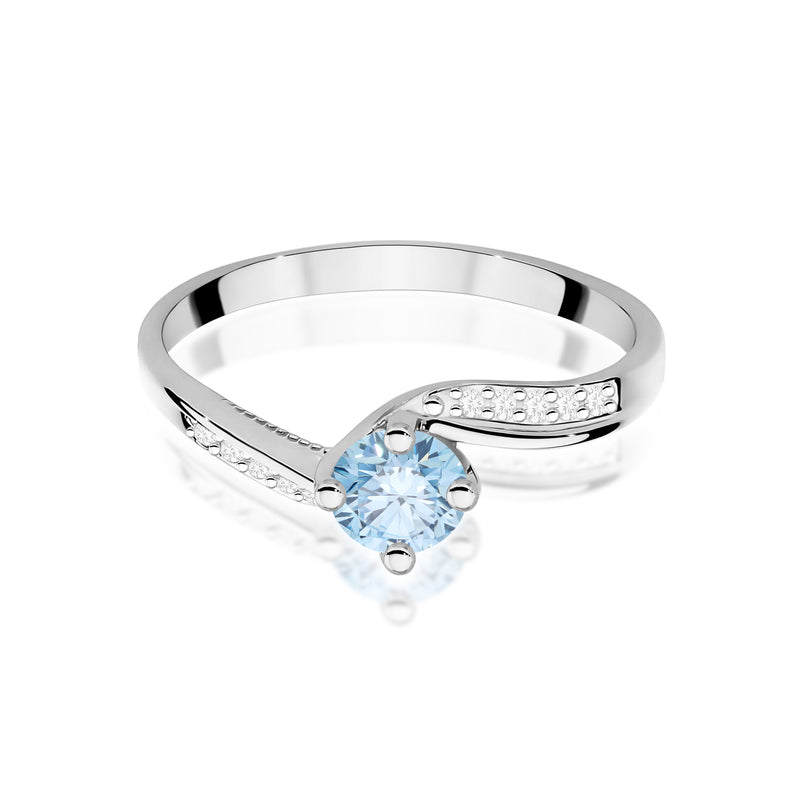 Inel Aur 9K cu Diamante de Laborator 0.55 ct, imaginea 6 din 8