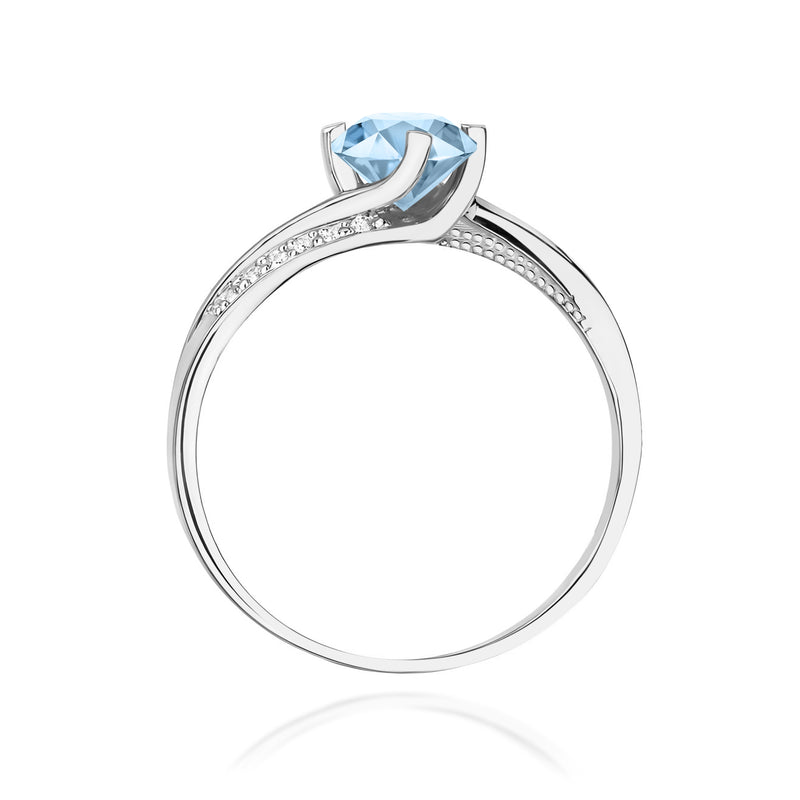 Inel Aur 9K cu Diamante de Laborator 0.55 ct, imaginea 7 din 8