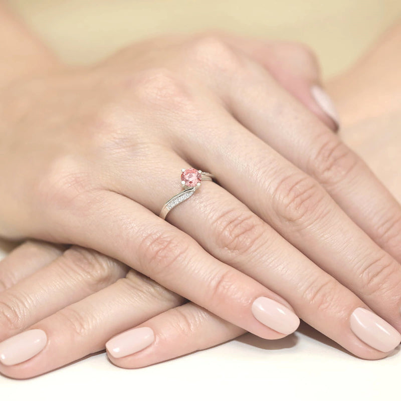 Inel Aur 9K cu Diamante de Laborator 0.55 ct, imaginea 8 din 8