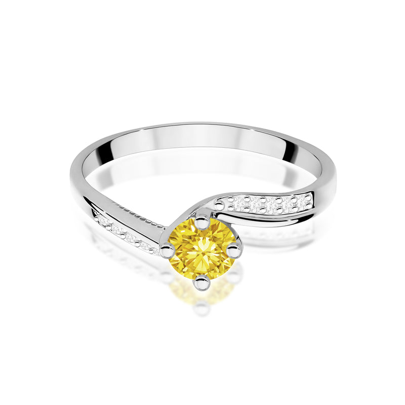 Inel Aur 9K cu Diamante de Laborator 0.55 ct, imaginea 6 din 8