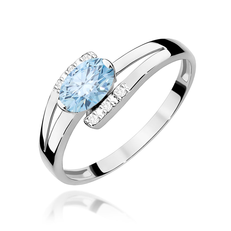 Inel Aur 9K cu Diamante de Laborator 0.55 ct, imaginea 5 din 8