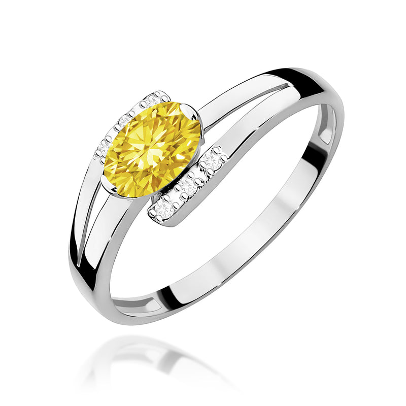 Inel Aur 9K cu Diamante de Laborator 0.55 ct, imaginea 5 din 8