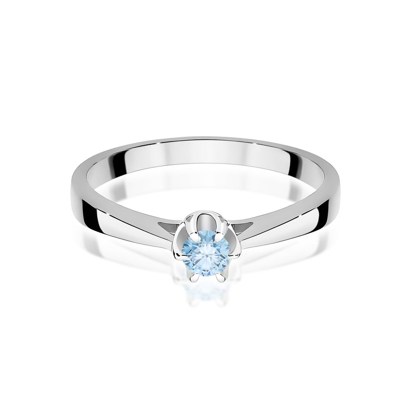 Inel Aur 9K cu Diamant de Laborator 0.12 ct, imaginea 6 din 8