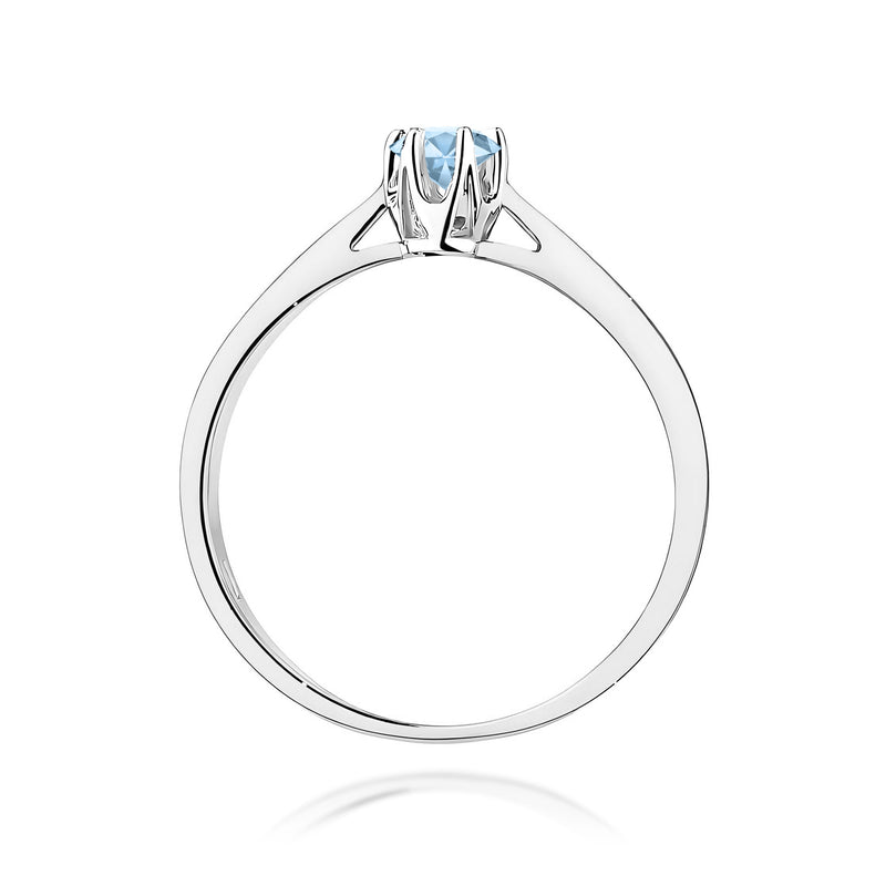 Inel Aur 9K cu Diamant de Laborator 0.12 ct, imaginea 7 din 8