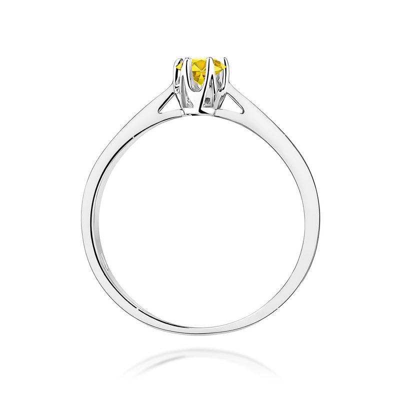 Inel Aur 9K cu Diamant de Laborator 0.12 ct, imaginea 7 din 8