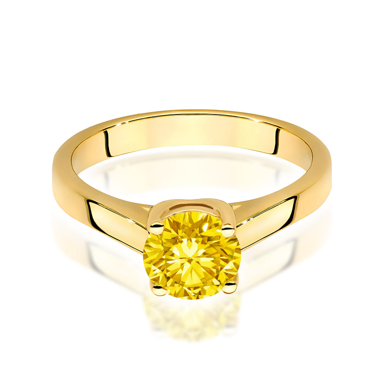 Inel Aur 9K cu Diamant de Laborator 1.00 ct, imaginea 2 din 8