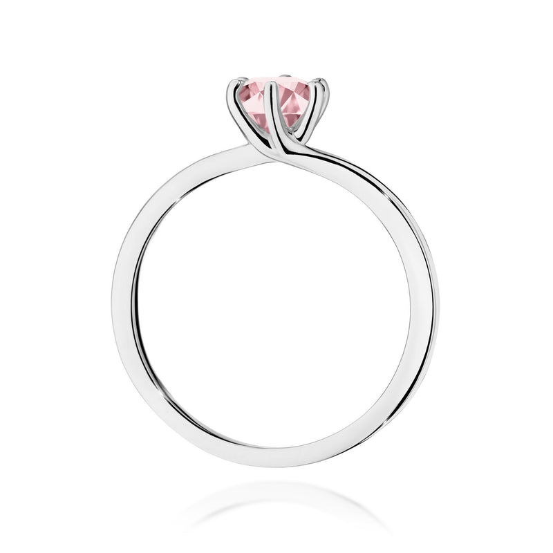 Inel Aur 14K cu Diamant Roz de Laborator 0.50 ct, imaginea 11 din 12