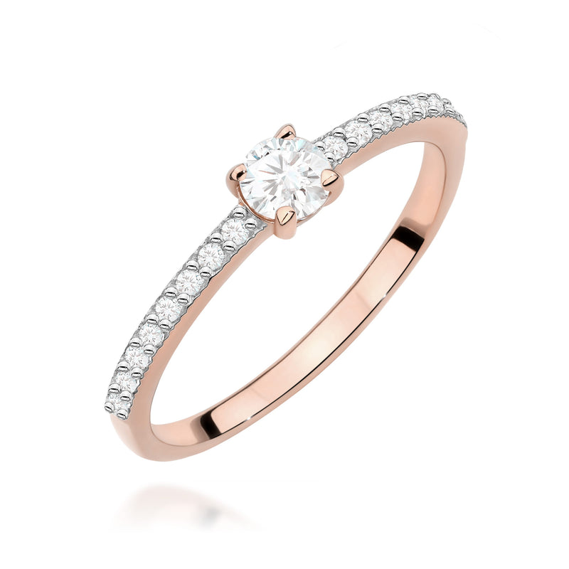 Inel Aur 14K cu Diamante de Laborator 0.39 ct, imaginea 5 din 12