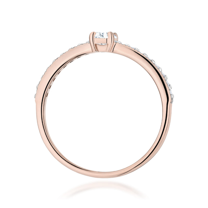 Inel Aur 14K cu Diamante de Laborator 0.39 ct, imaginea 7 din 12