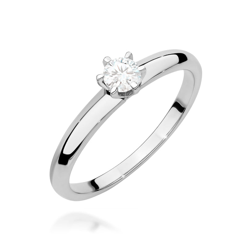 Inel Aur 14K cu Diamant de Laborator 0.25 ct, imaginea 9 din 12