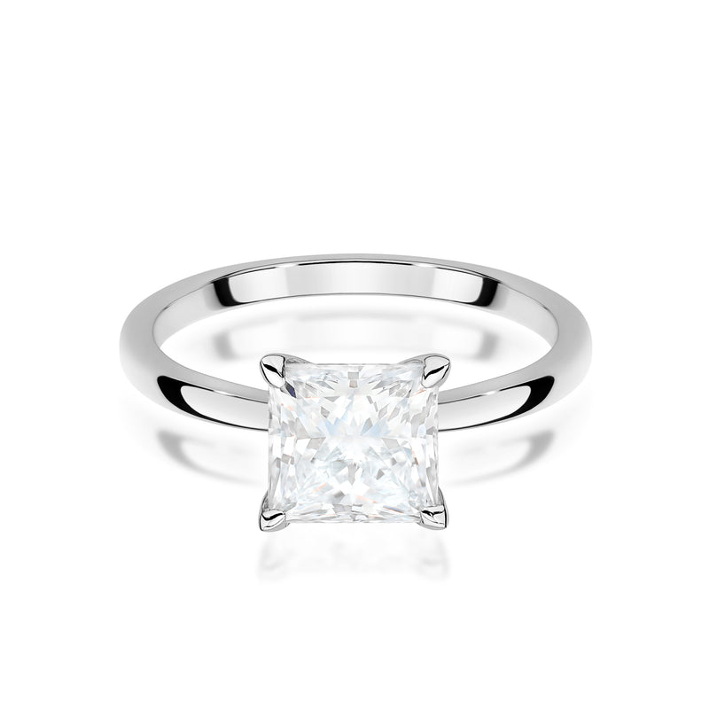 Inel Aur 14K cu Diamant de Laborator 1.50 ct, imaginea 8 din 9