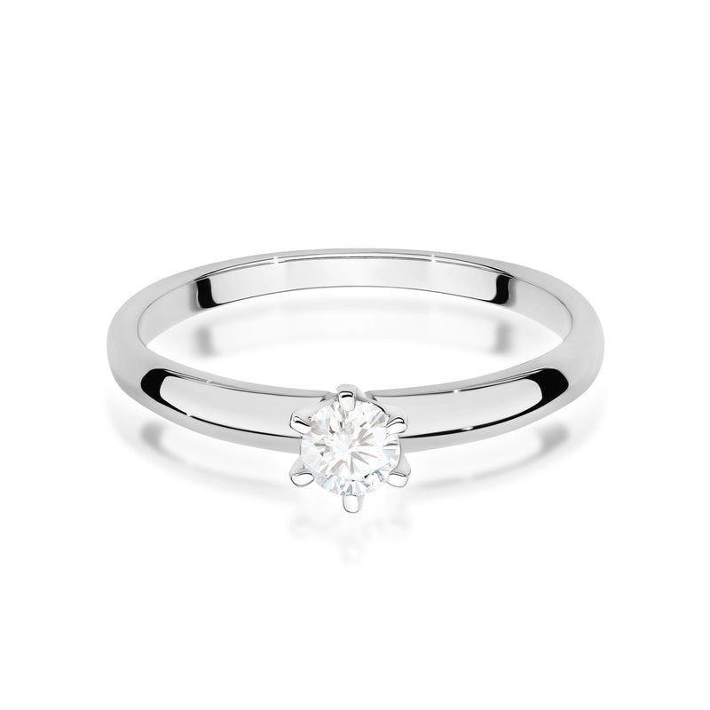 Inel Aur 9K cu Diamant de Laborator 0.25 ct, imaginea 6 din 8