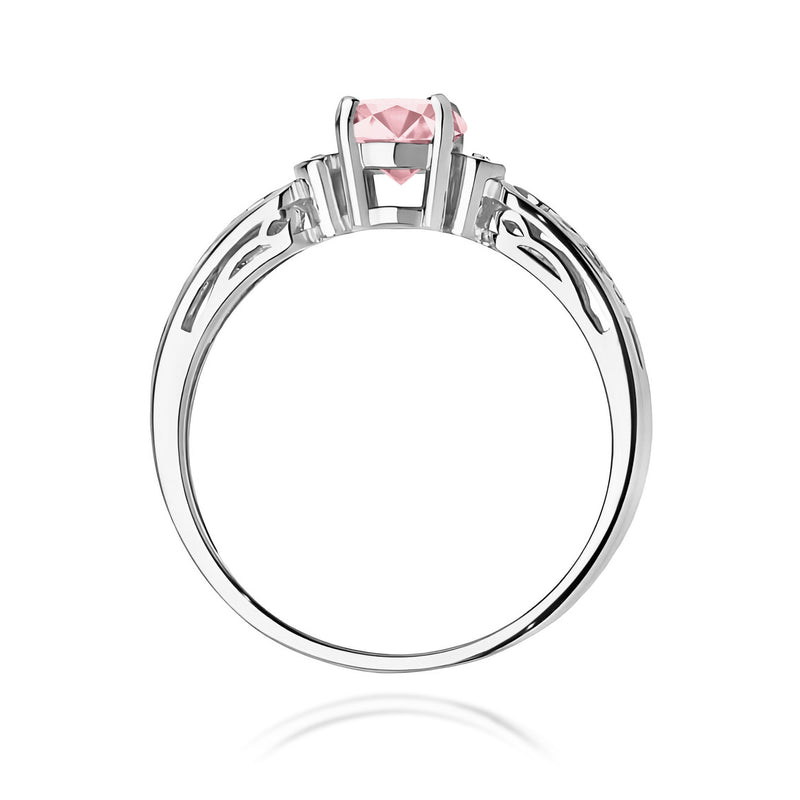 Inel Aur 14K cu Diamante Roz de Laborator 0.52 ct, imaginea 11 din 12