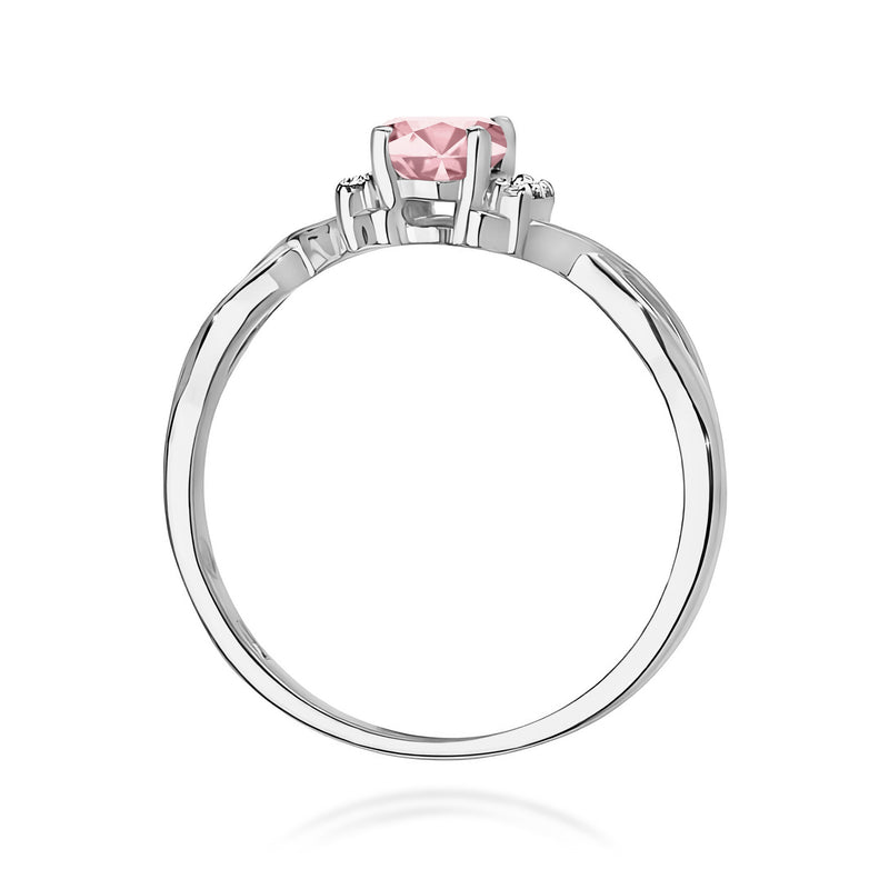 Inel Aur 14K cu Diamante Roz de Laborator 0.55 ct, imaginea 11 din 12