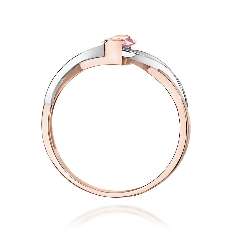 Inel Aur 14K cu Diamante Roz de Laborator 0.55 ct, imaginea 7 din 12